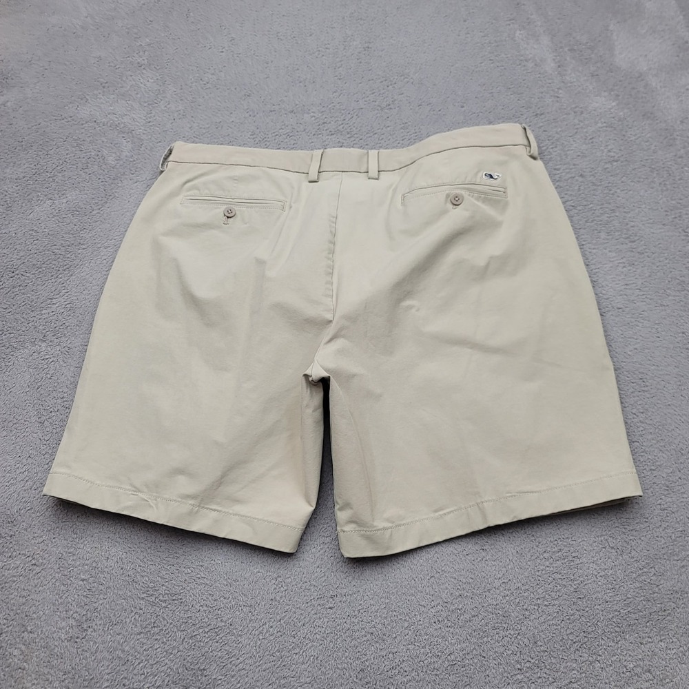 Vineyard Vines Shorts Mens 40 Beige Performance Golf Chino Stretch 1H001141
